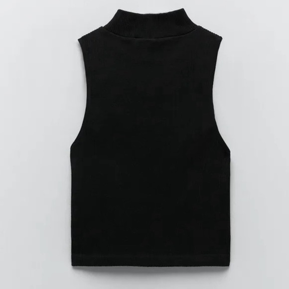 ZARA Limitless Contour Collection High Neck Top - Picture 6 of 6